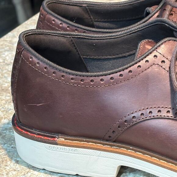 Cole Haan Men\'s Classic Brown Go to Plain Toe Lace Up Oxfords Size 11M main image 11